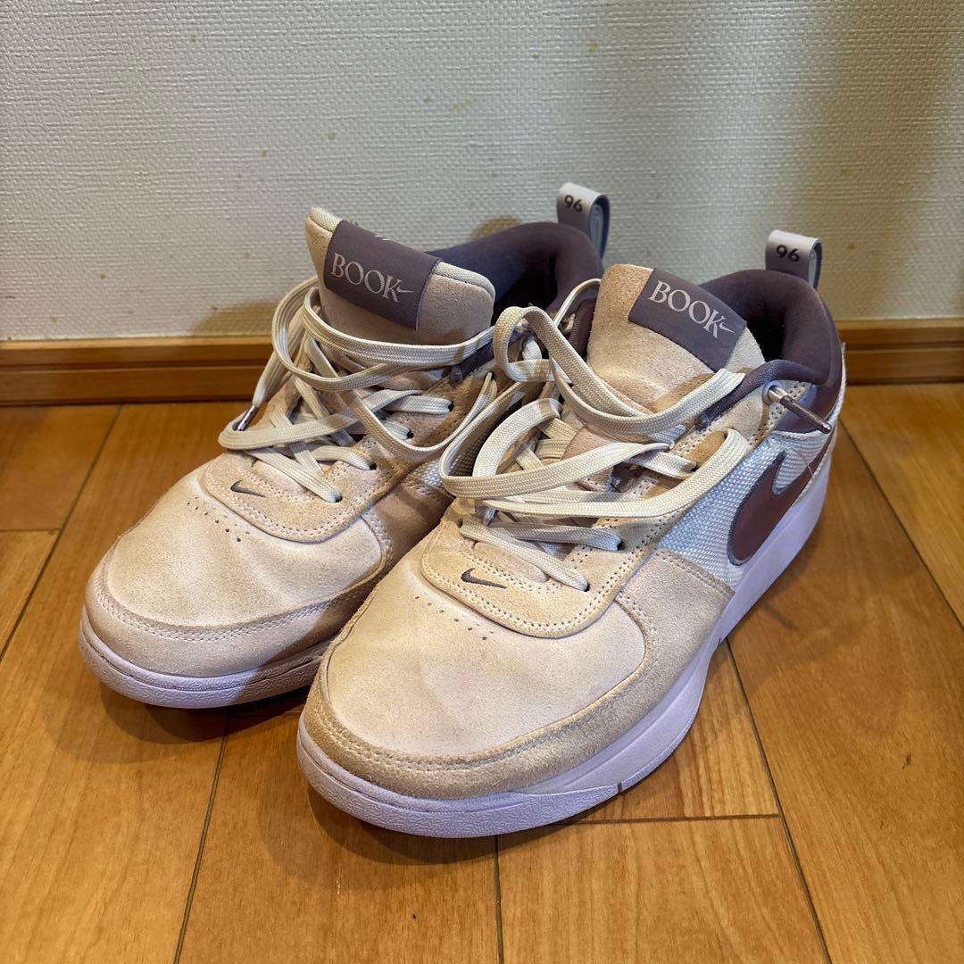 NIKE BOOK ベージュ/パープル シューズ