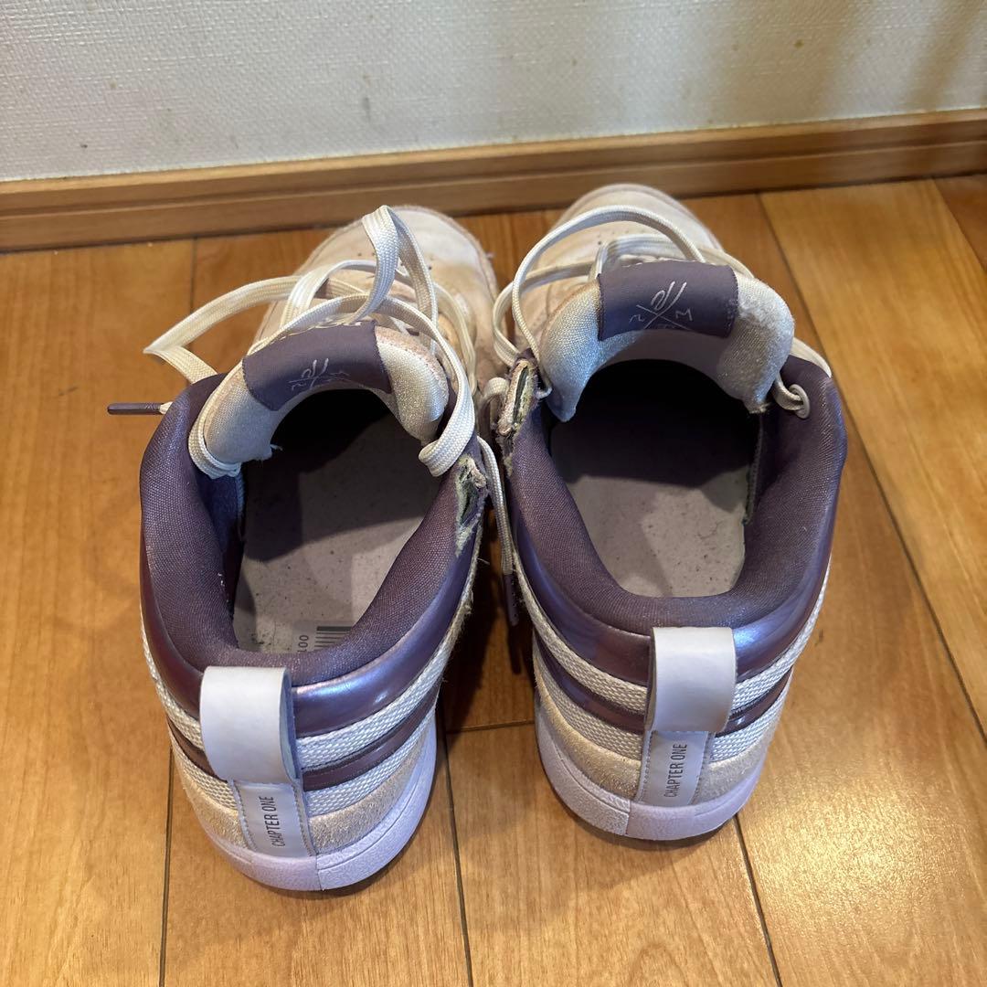 NIKE BOOK ベージュ/パープル シューズ