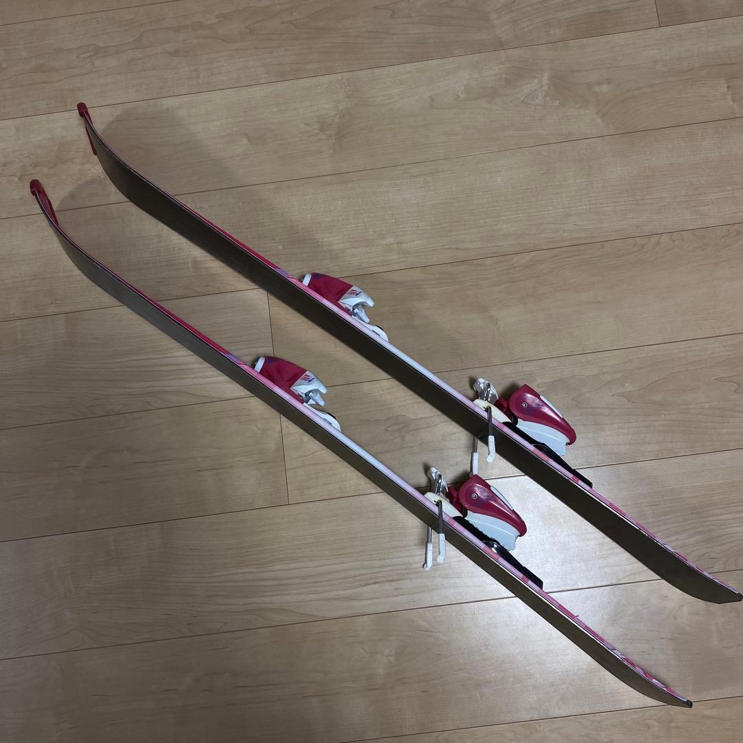 カザマ　キッズスキーセット　板107㎝　ストック 90㎝　ブーツ 19㎝　20㎝