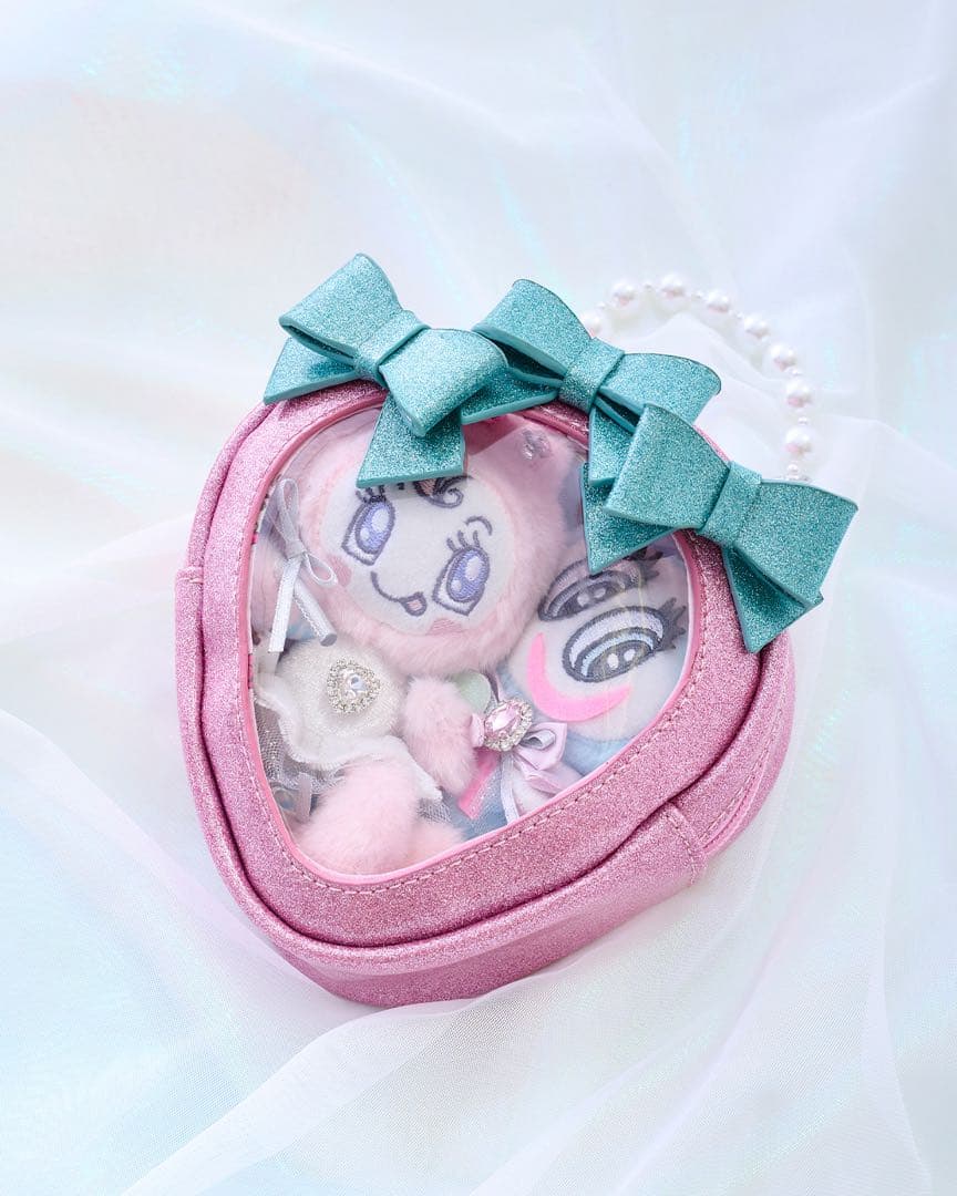 ベリエちゃん　Strawberry house ポーチ　ピンク