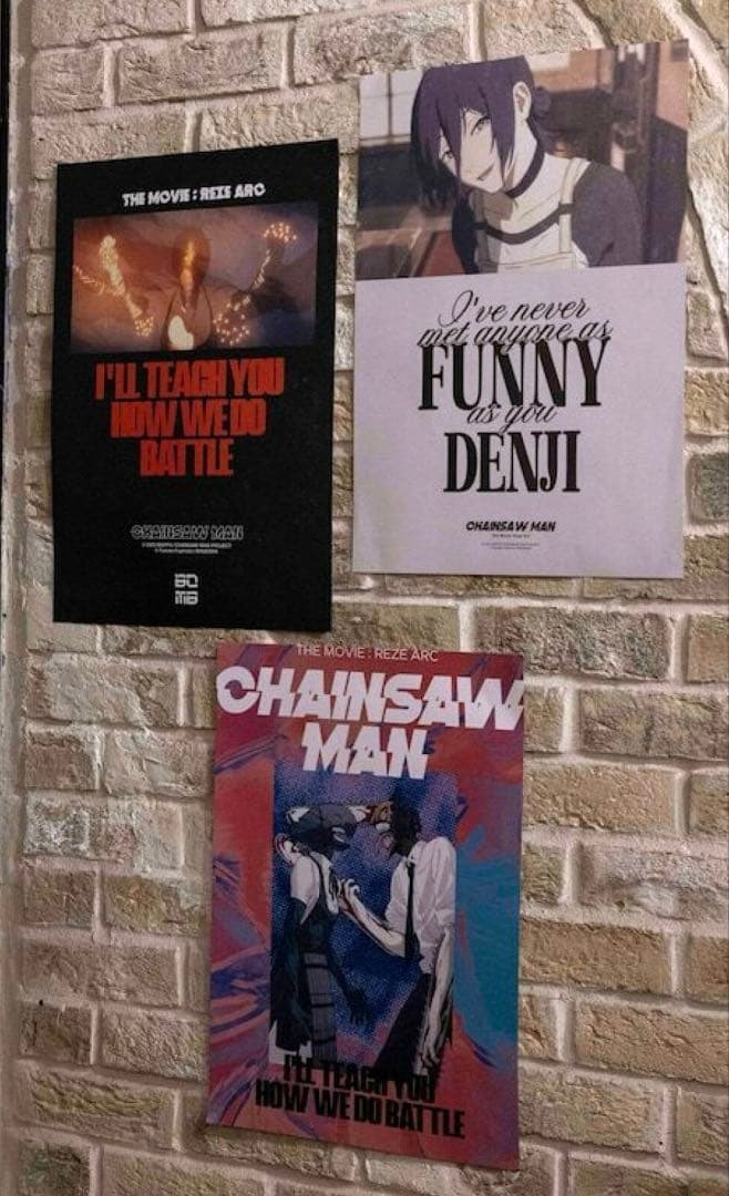 チェンソーマン　レゼ篇　フリークスストア　ポスター　3点