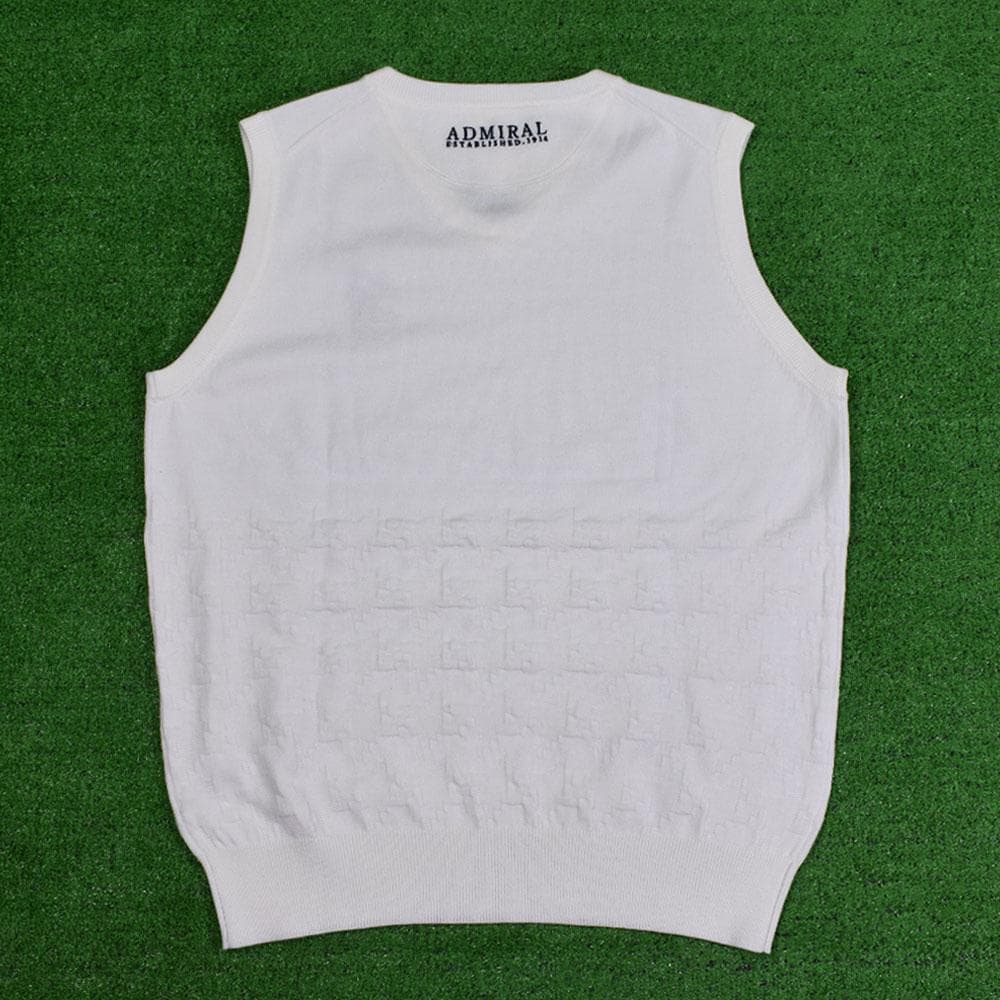 ADMIRAL GOLF/アドミラル ゴルフ ホワイトベスト【LL】新品！