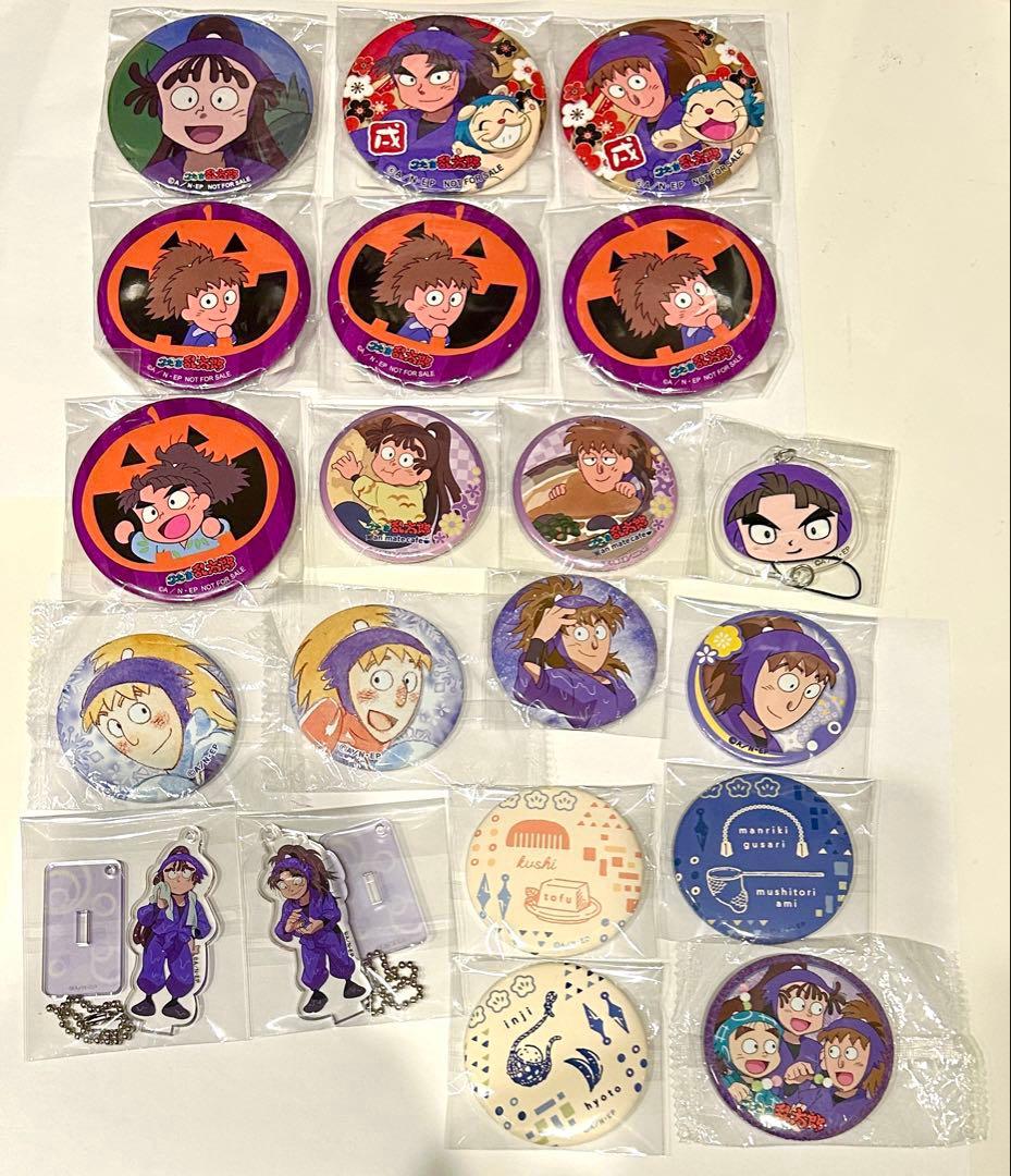 25点　忍たま　尾浜勘右衛門　鉢屋三郎　竹谷八左ヱ門　缶バッジ　アクリルスタンド