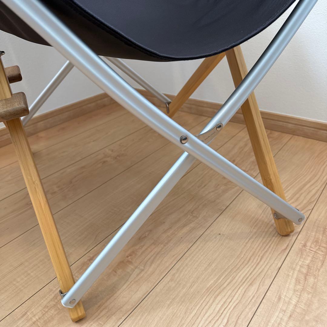 スノーピーク Take!チェア ロング ブラック【ハンドメイドテーブル付き】