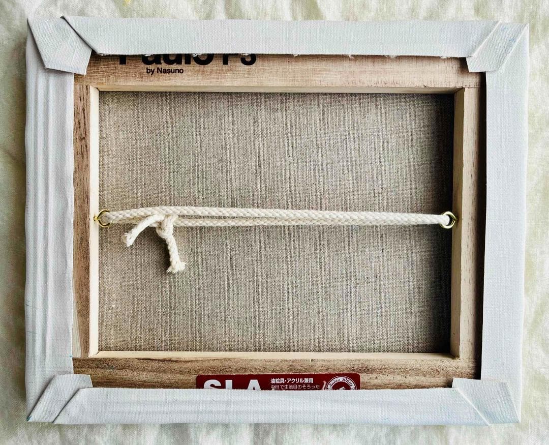 22×27㎝「朝の桜３」油彩・原画・F3