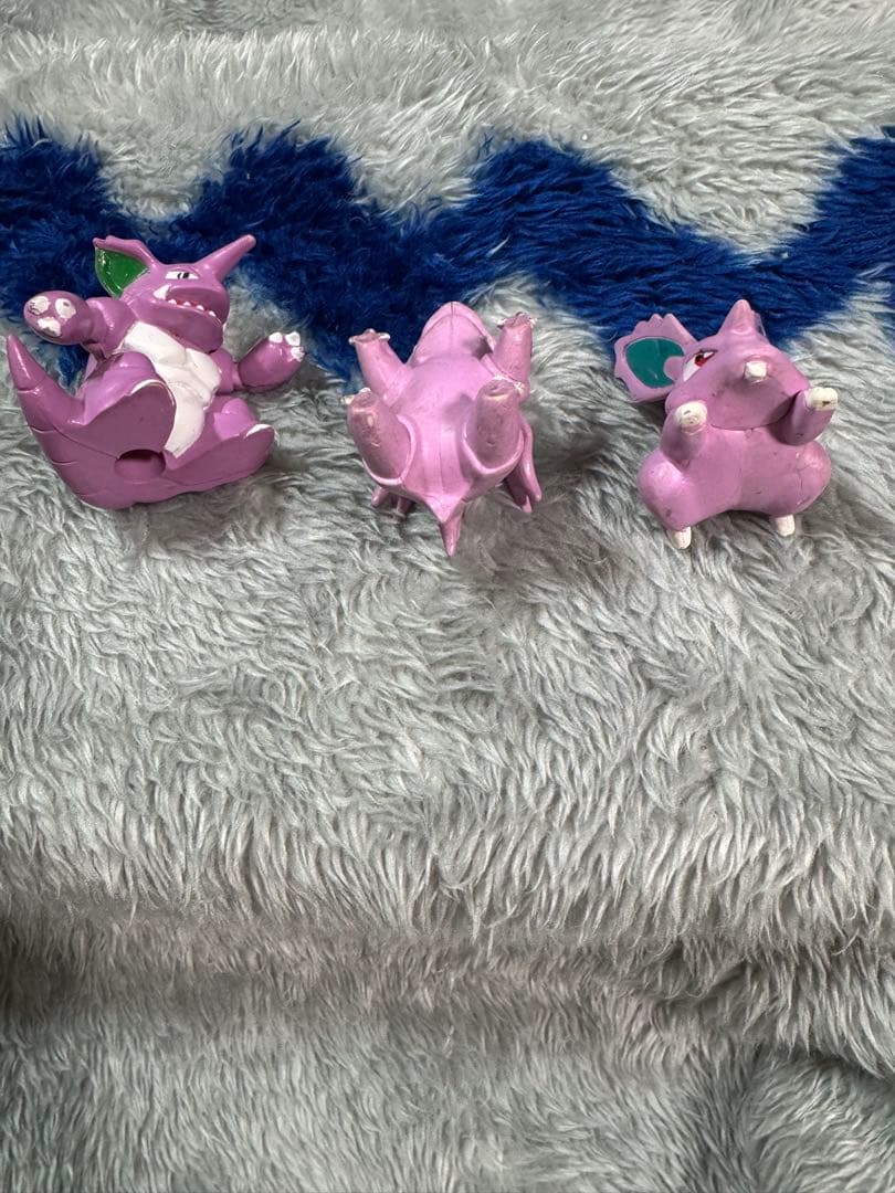 初期モンコレ　ニドラン♂、ニドリーノ、ニドキング フィギュア 3体セット