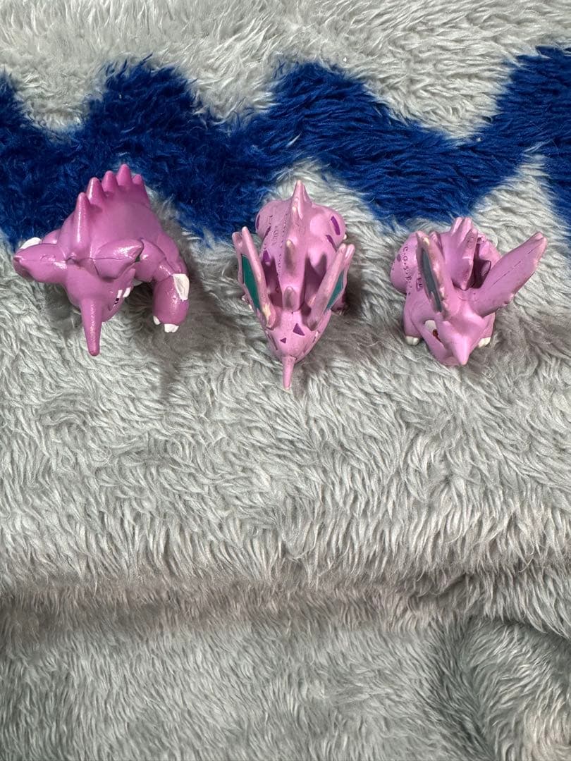 初期モンコレ　ニドラン♂、ニドリーノ、ニドキング フィギュア 3体セット