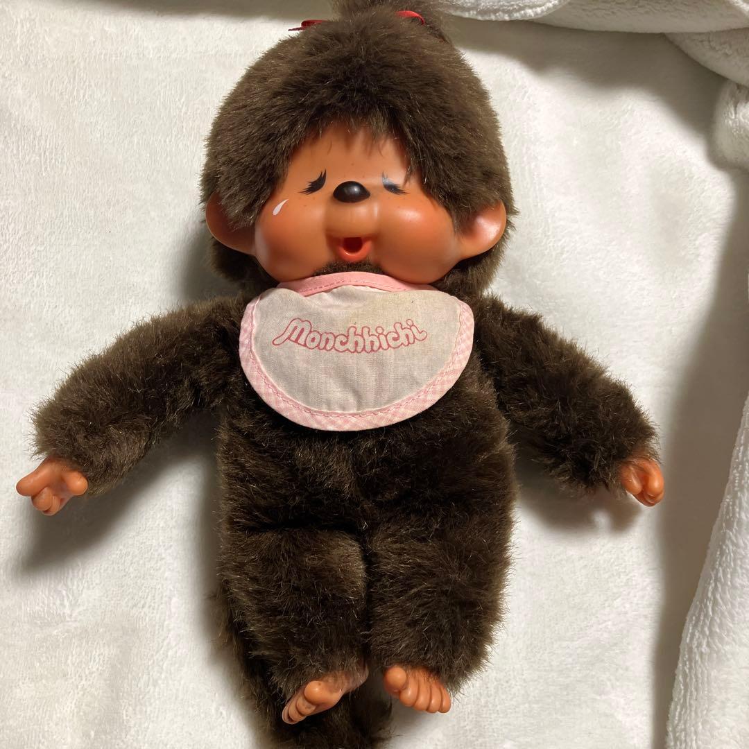 モンチッチ ぬいぐるみ 約28cm 当時物 昭和レトロ 泣き顔 希少レア