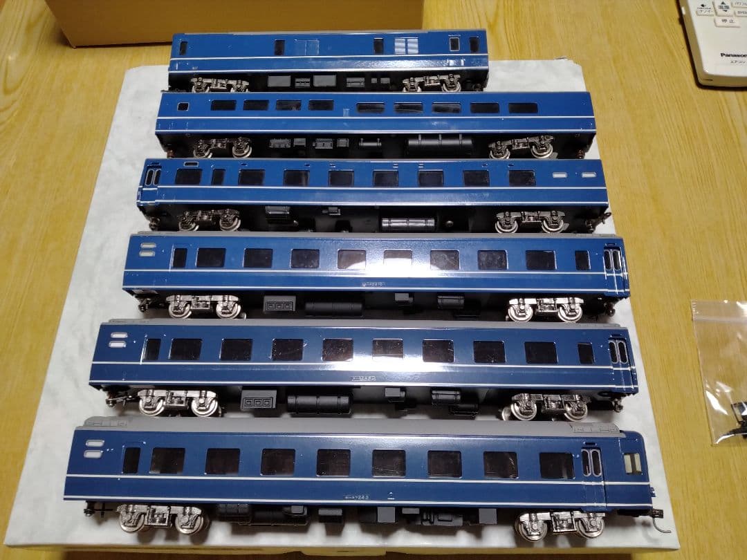 カツミ　HO　24系24形客車6両　ブラスモデル