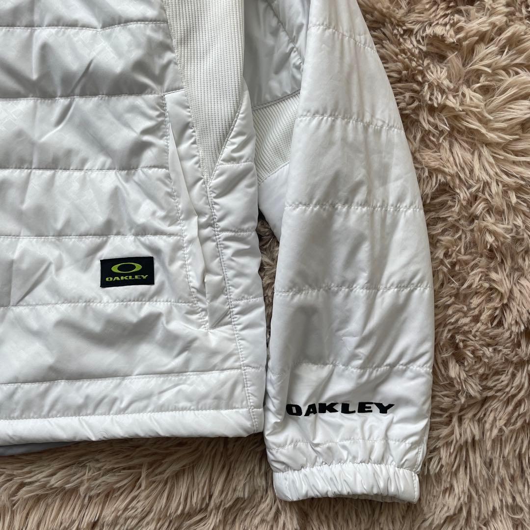 OAKLEY スカル　刺繍　中綿　ジャケット　ウエア　洗える