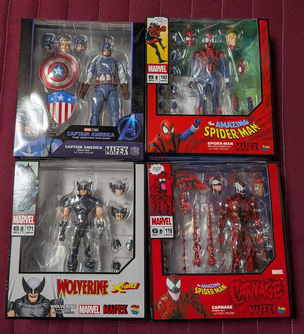 MARVEL MAFEX 新品未開封9体　コレクション整理