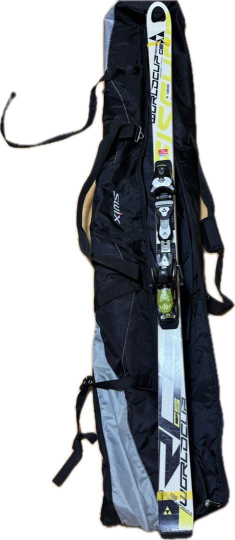 競技スキー板　ポール　スキーケース　セット