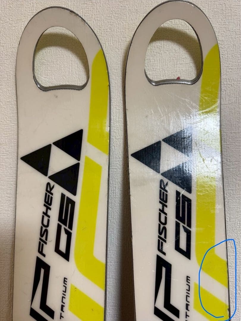 競技スキー板　ポール　スキーケース　セット