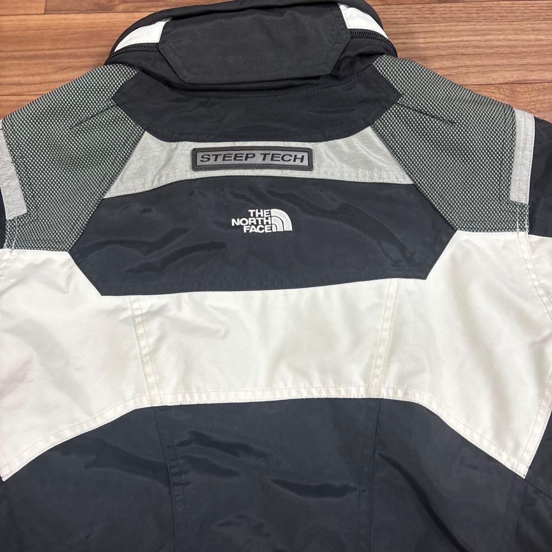 ⑫ THE NORTHFACE STEEPTECH アウター 黒　ナイロン