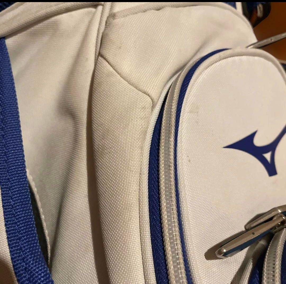 【希少カラー・スタンド式】Mizuno ゴルフ　キャディバッグ　中古