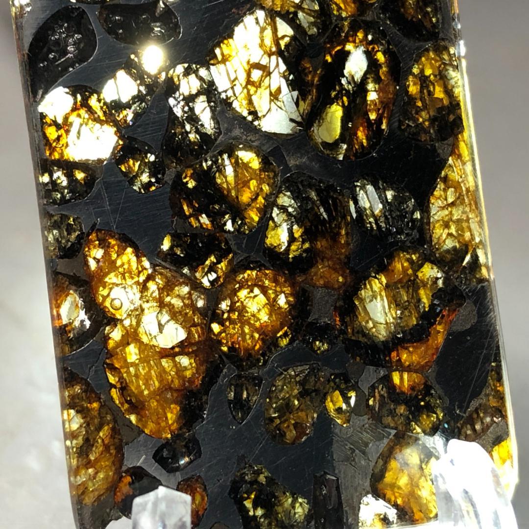 化*砲様 パラサイト隕石 隕石　石鉄隕石　セリコ隕石 美品　重さ約6ｇ　ケース付