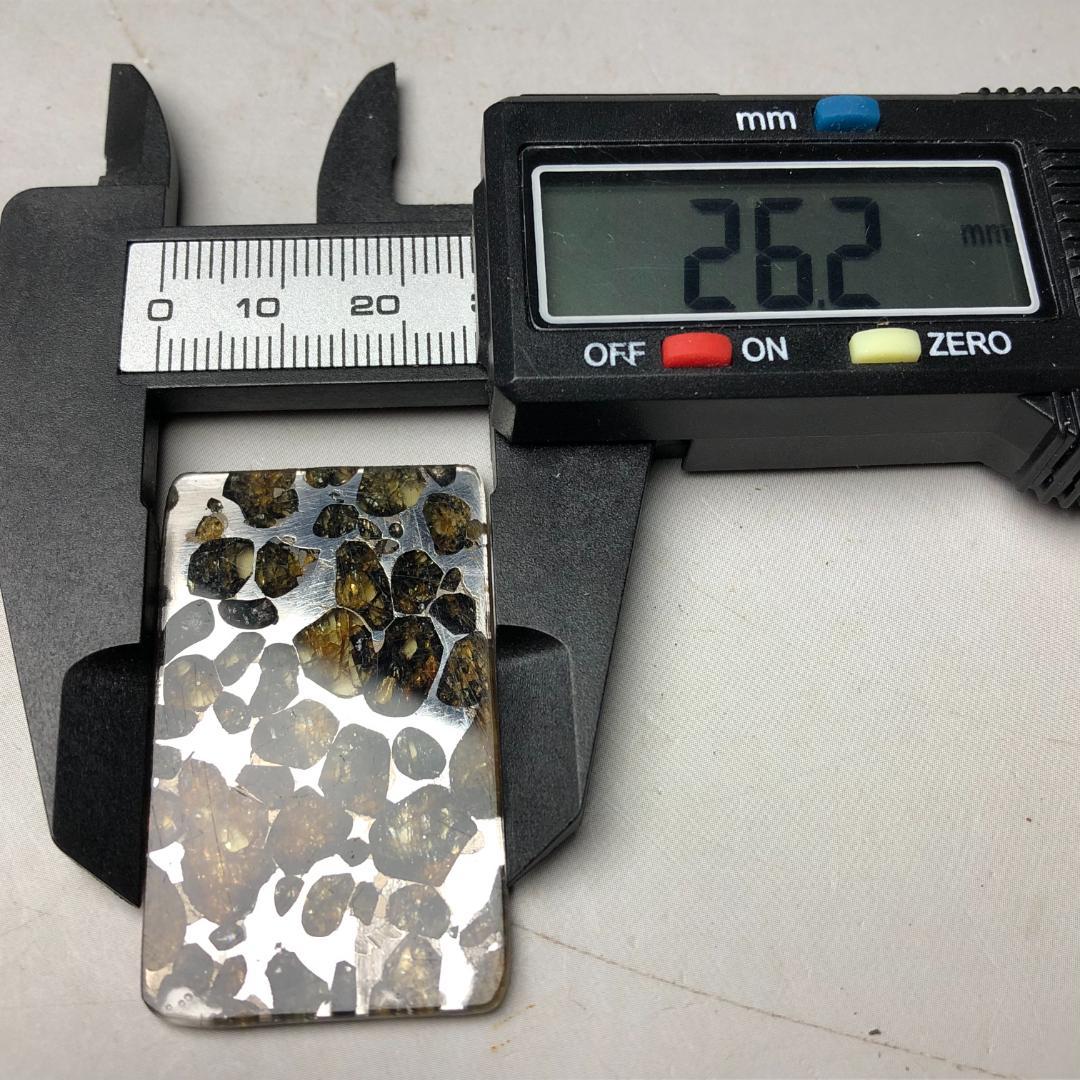 化*砲様 パラサイト隕石 隕石　石鉄隕石　セリコ隕石 美品　重さ約6ｇ　ケース付