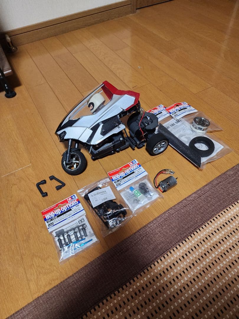 タミヤデュアルライダー　サーボアンプ　レアな黒いスポチュン付