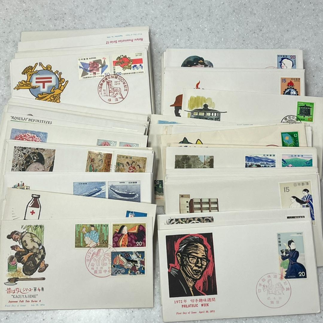 初日カバー 使用済み切手 FDC 大量 まとめて 約2.1kg 400枚以上