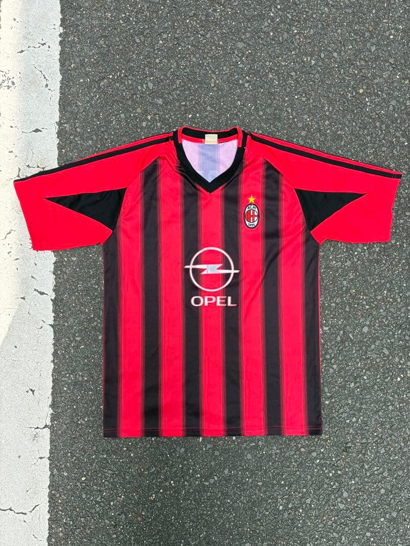 90s00s vintage acミラン　ゲームシャツ　カフー　背番号2
