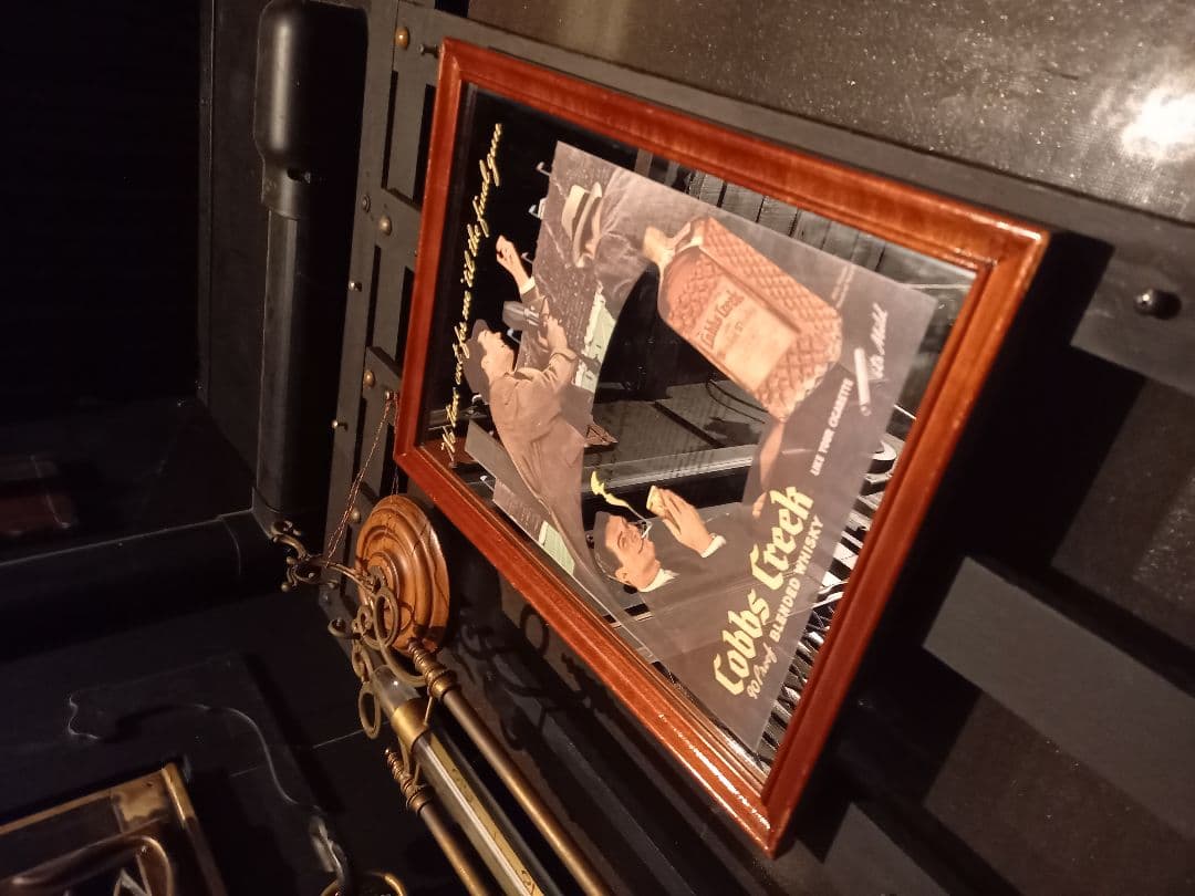 1960's　Cobbs Creek Whisky　アメリカ製　パブミラー