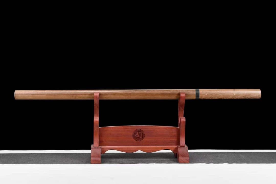 花梨木一体唐刀無天 古兵器 武具　刀装具　日本刀　模造刀 居合刀