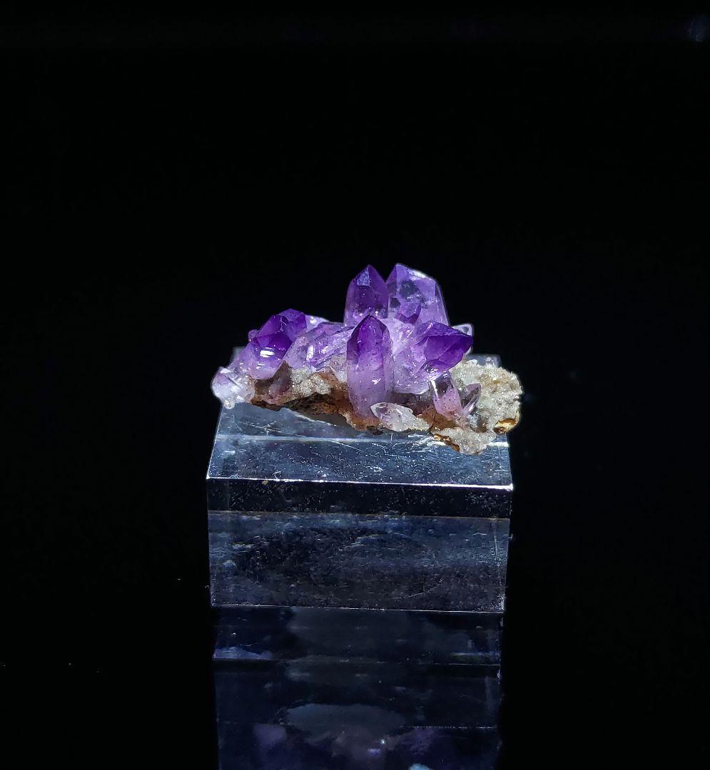 ベラクルスアメジスト 母岩付き 鉱石 鉱物 ミネラル 標本 原石 ③