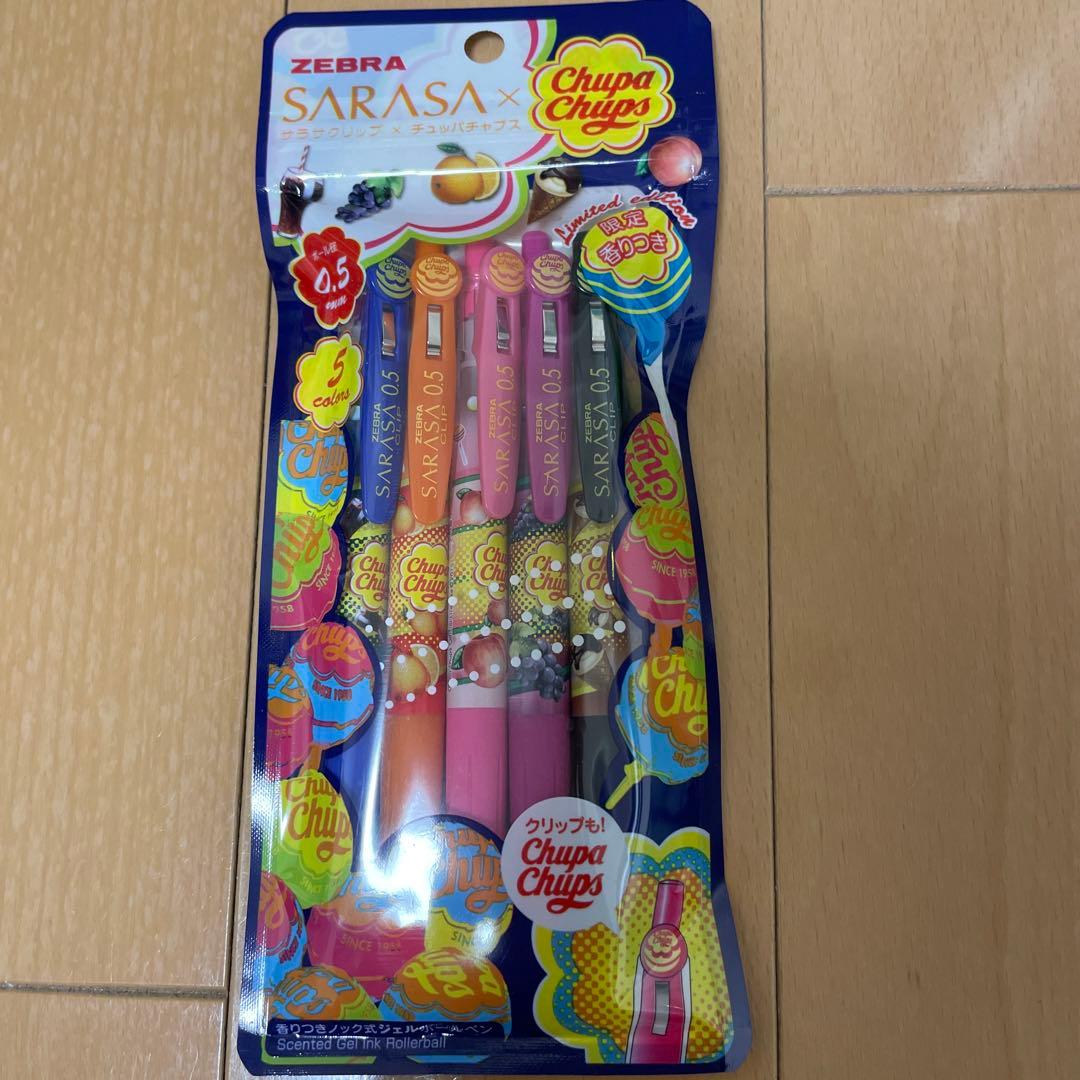 サラサクリップ× チュッパチャプス　5色セット