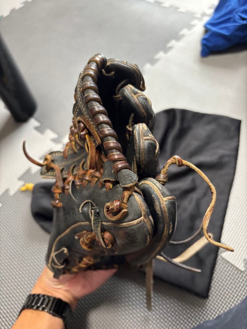 Asics 硬式野球グローブ 黒