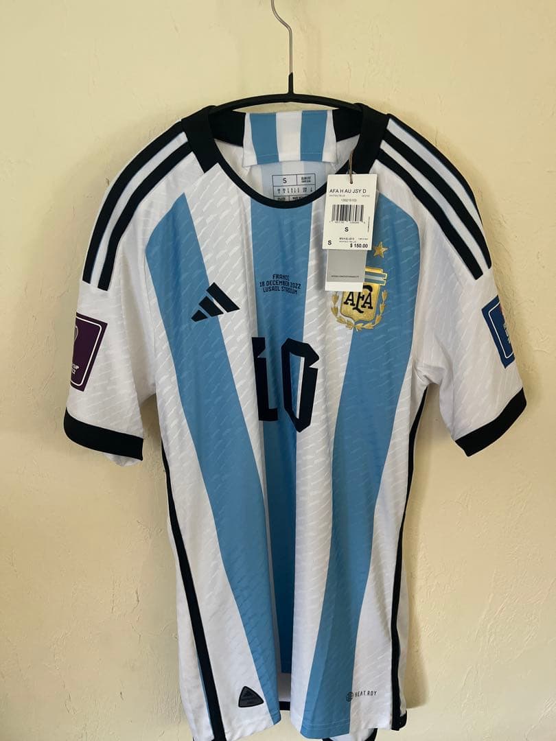 アルゼンチン　ユニフォーム　ワールドカップ　決勝　メッシ　正規品