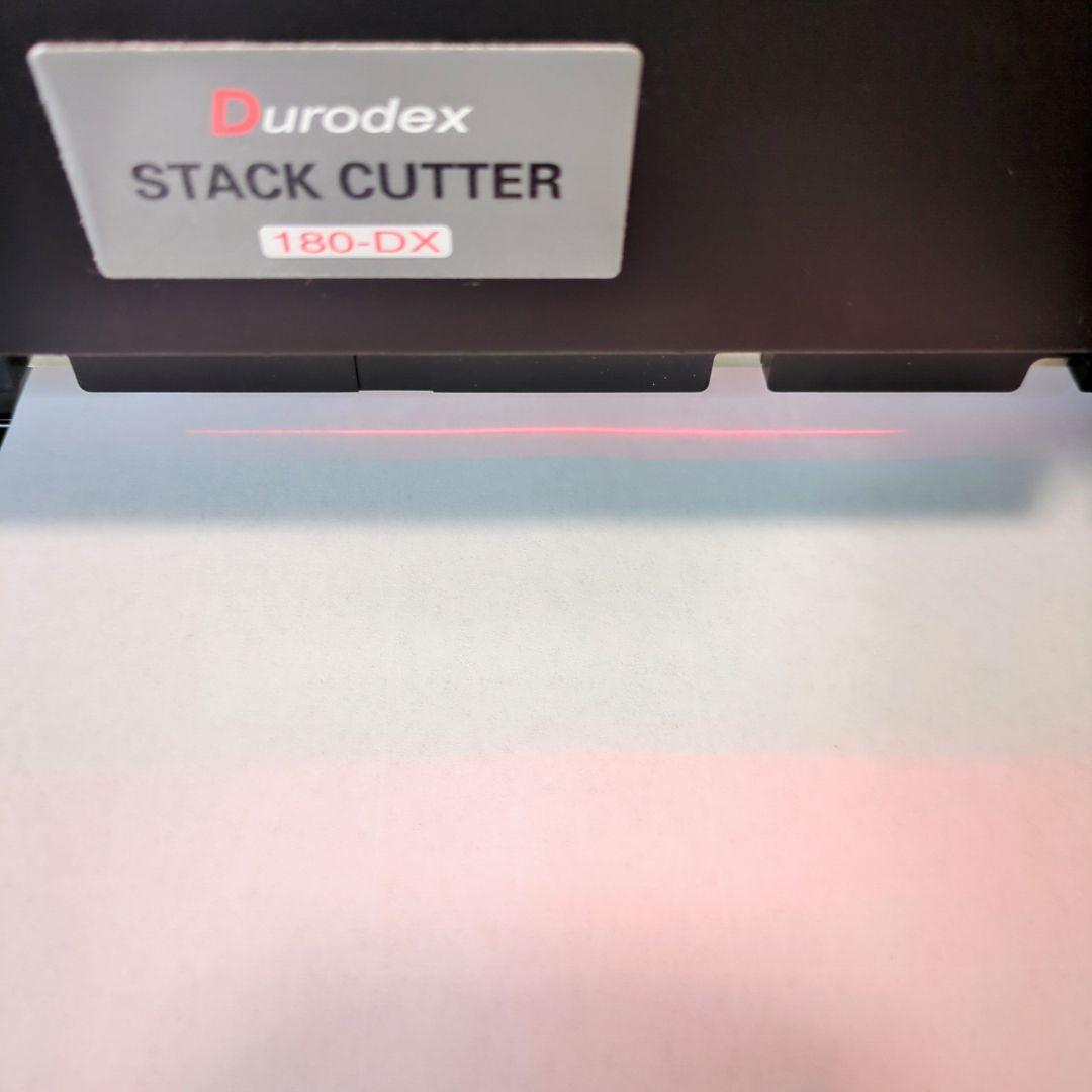 【良品】Durodex スタックカッター 180DX 裁断機 カットライン表示
