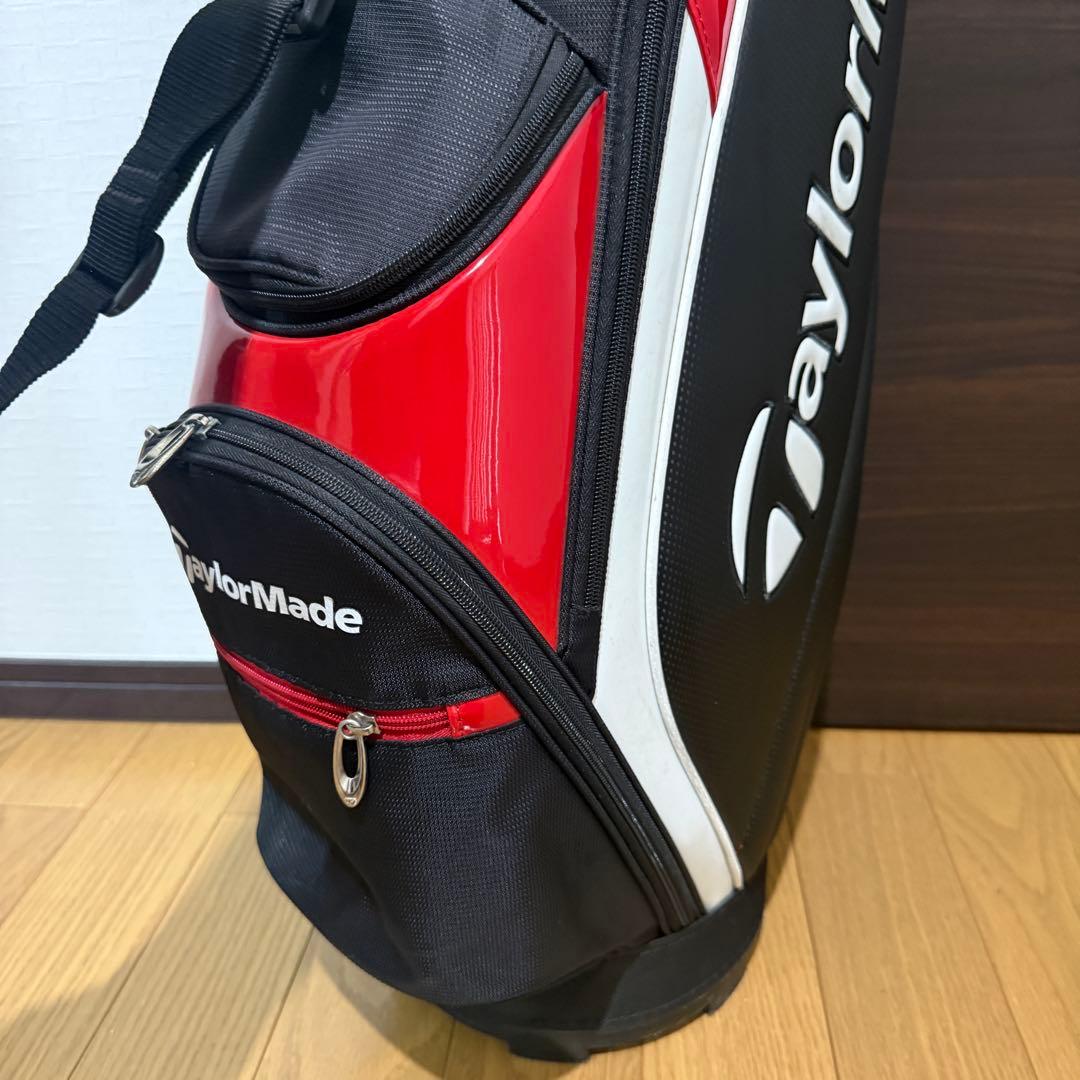 TaylorMade ゴルフバッグ キャディバッグ 黒/赤