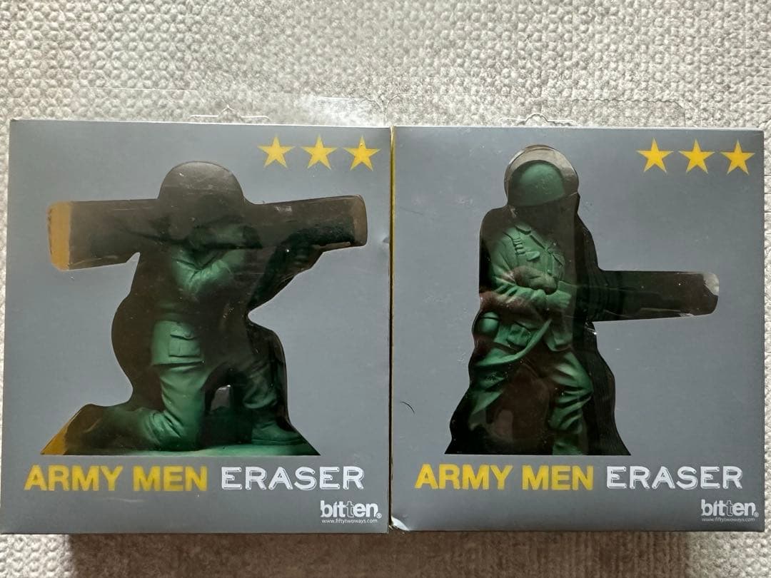 Army men eraser アーミーメン消しゴム 2体セット