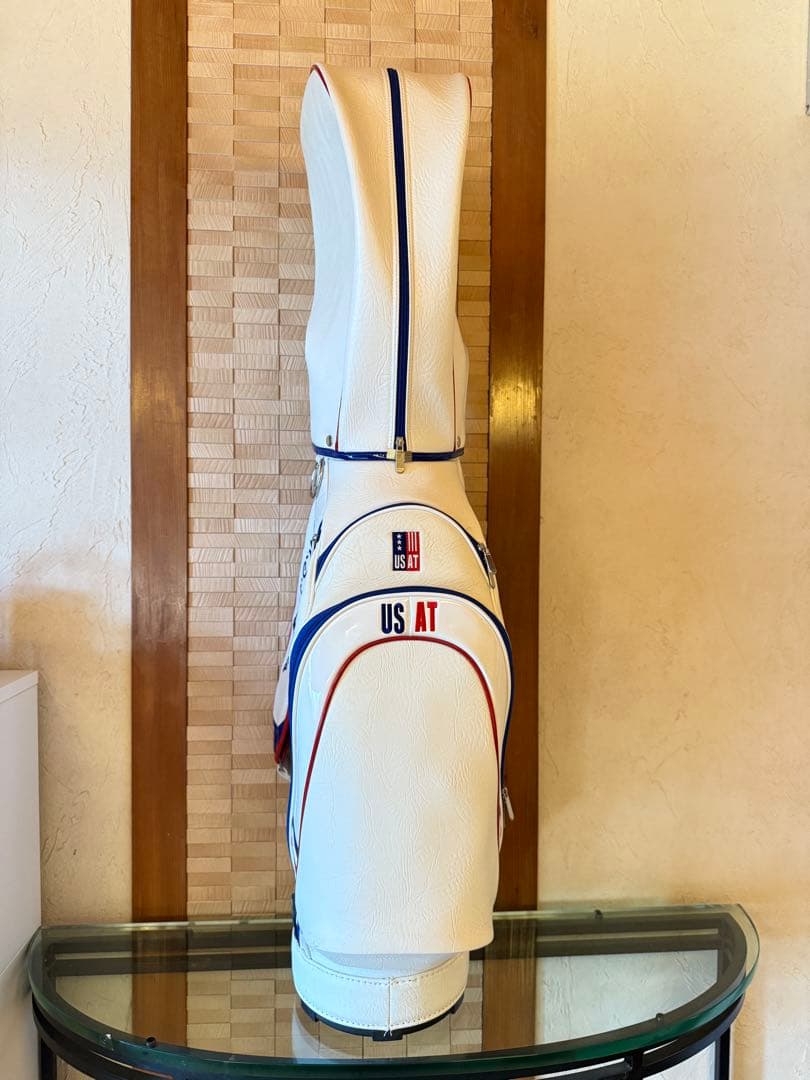 ゴルフクラブ12本セット|キャディバッグ+付属品セット付|ホワイト| 状態良好