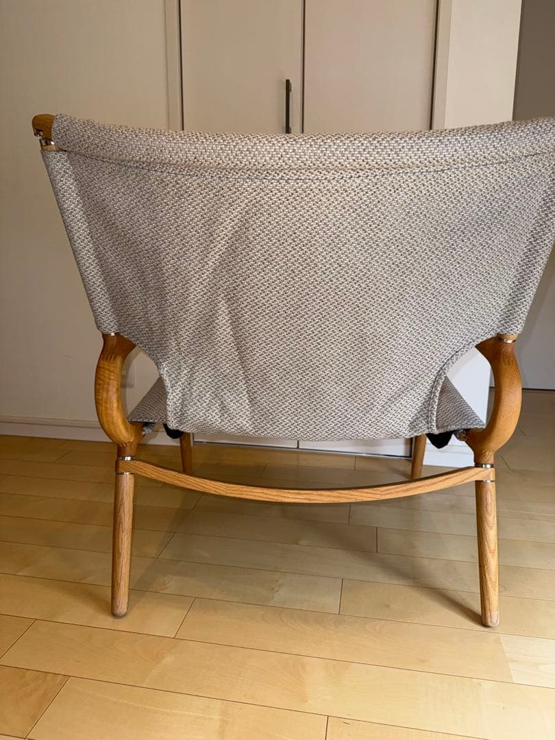 ikiki イキキ　グランドチェア オーク ファブリック テクスベージ