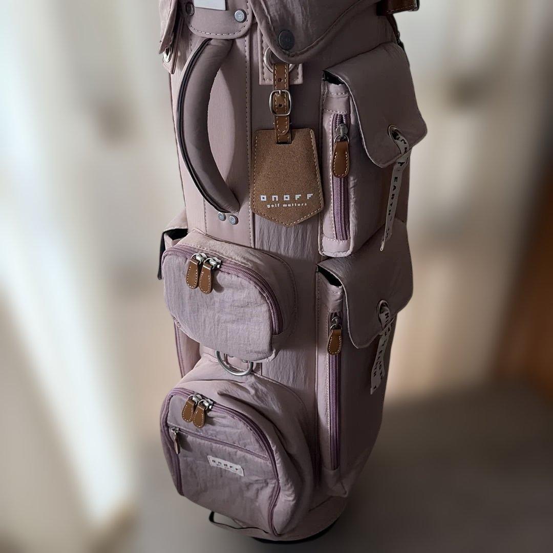 ONOFFキャディバック　ダスティピンク