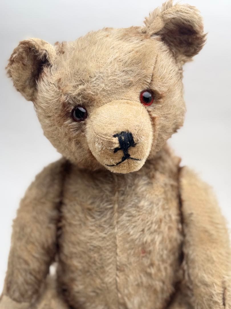 ち*ら様 ハーマン■1930's～1950'sアンティーク大型ベア54cm■HE