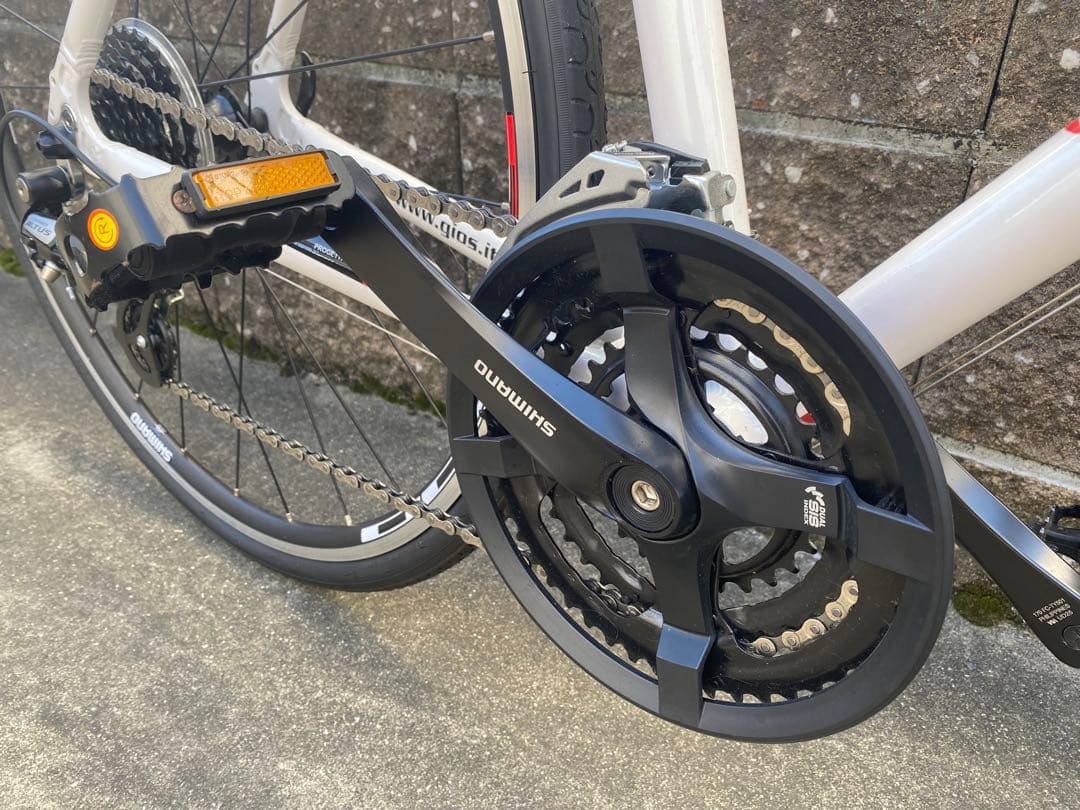 【兵庫・現地引き取り】美品　クロスバイク　GIOS ミストラル（ホワイト）