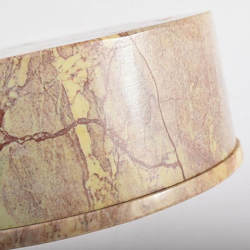 北印度産　玉石　インディアン・カラー・ストーン象嵌　飾箱　共箱　V　R8518