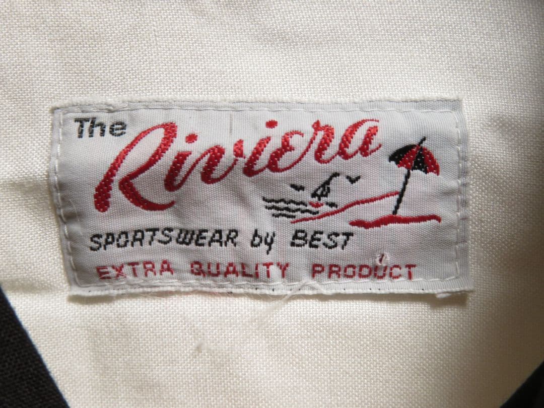 ✅️デットストック Riviera リビエラ ボーリングシャツ ツートンカラー