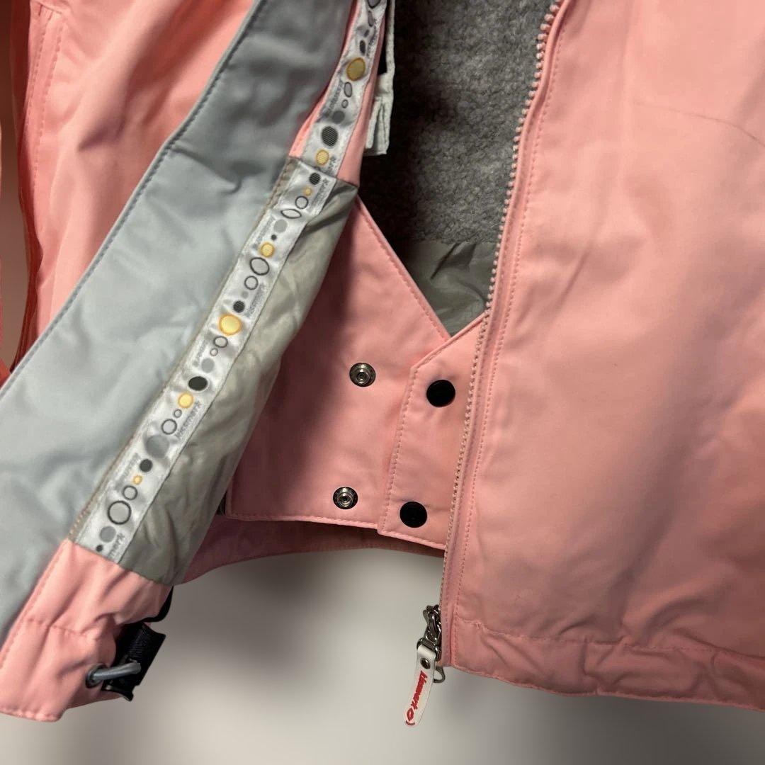 kissmark スノボウェア レディース M 上下セット ピンク× グレー