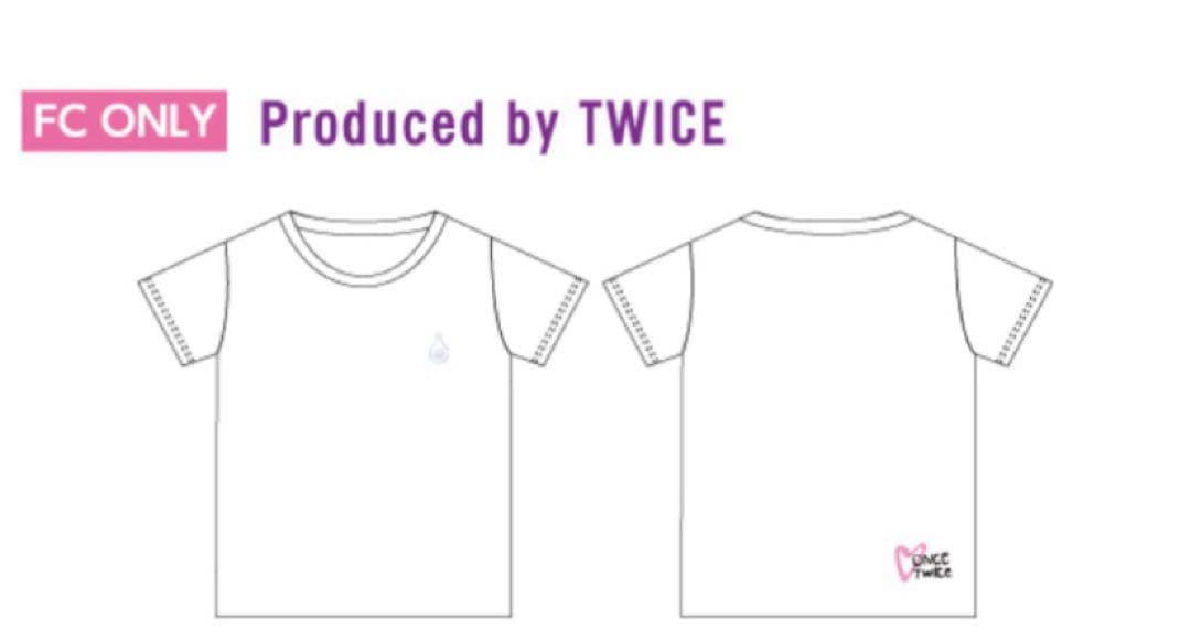 《週末限定価格》TWICE 2019直筆サイン入り Tシャツ FC