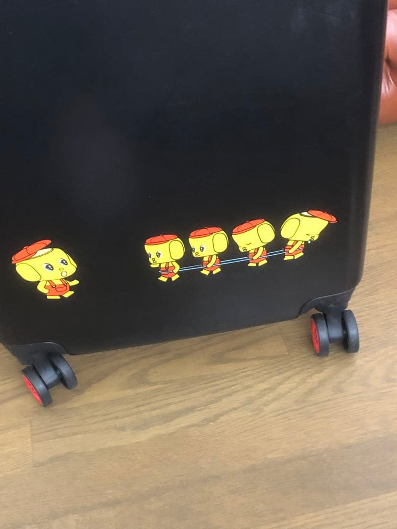 希少♦️フエキくん♦️キャリーバック♦️ブラックM♦️どうぶつのり♦️送料込