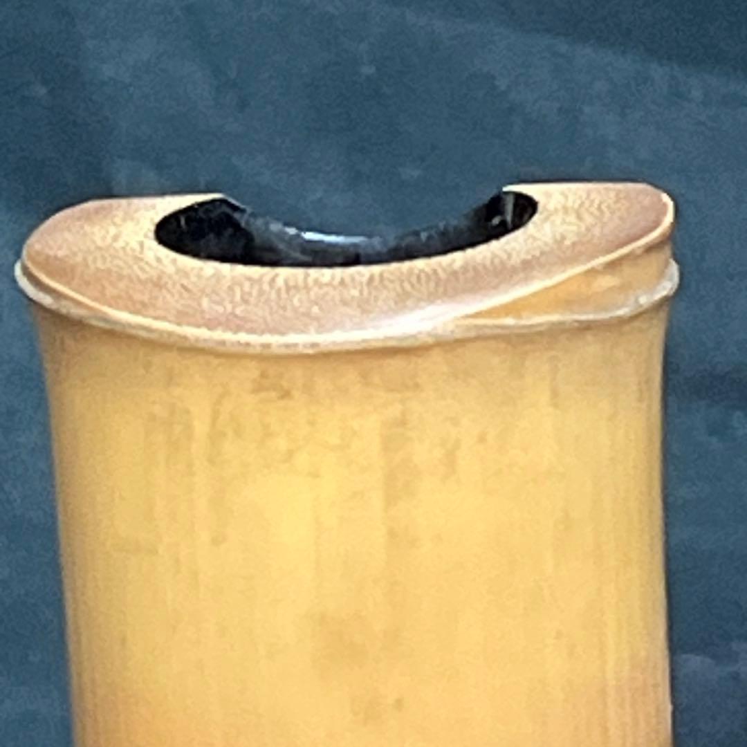 尺八 琴古流 在銘 一尺六寸管 籐巻 銀三線 【音出し確認済み】