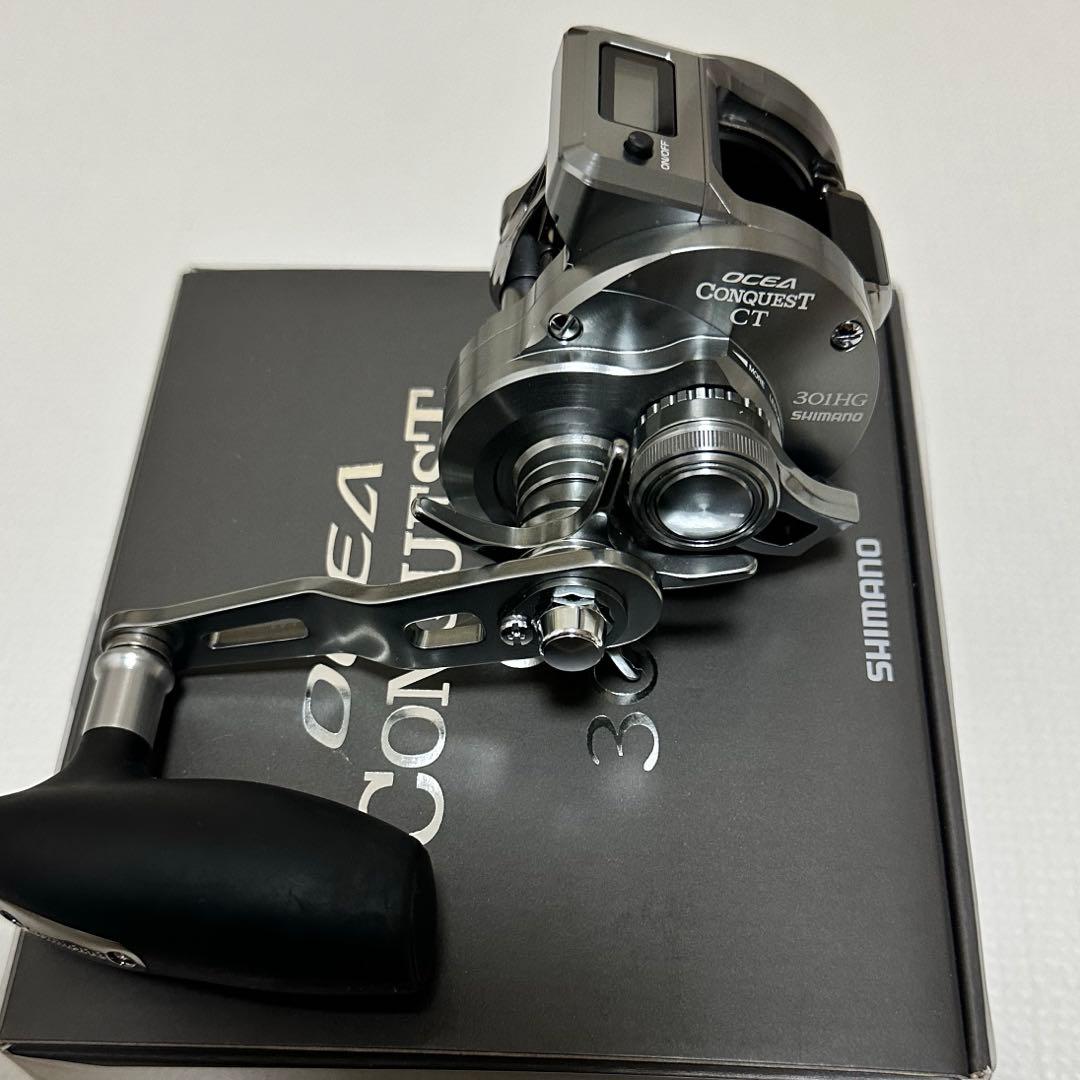 美品 シマノ 24 オシア コンクエストCT 301HG 左