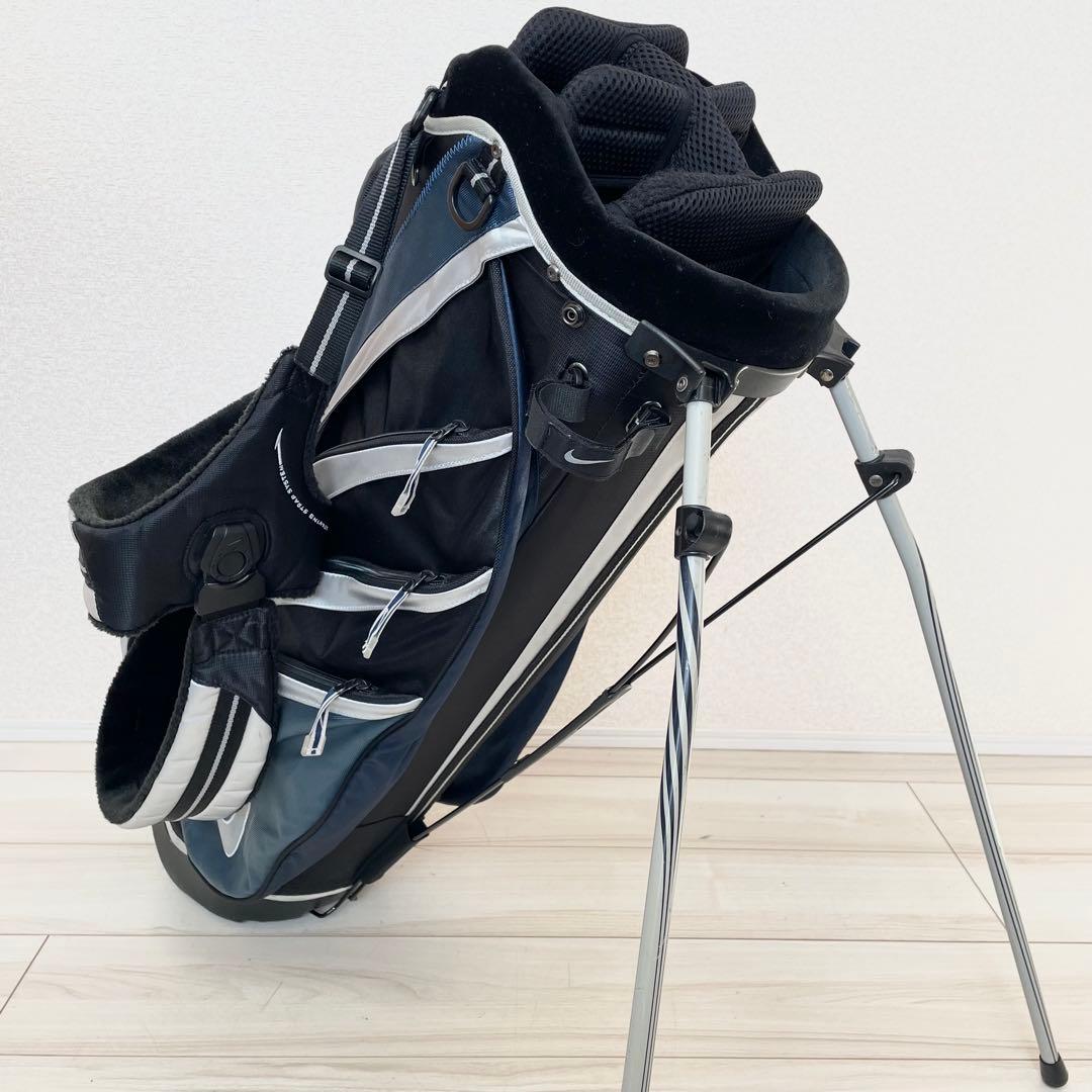【良品】ナイキゴルフ　キャディバッグ　スタンド　8.5型