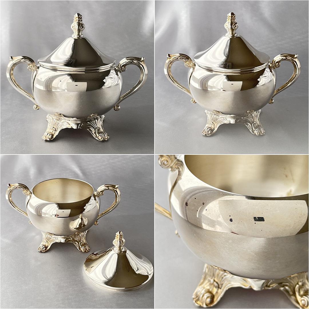 【F.B.Rogers】ティーサービス 5点 ティーポット / トレー