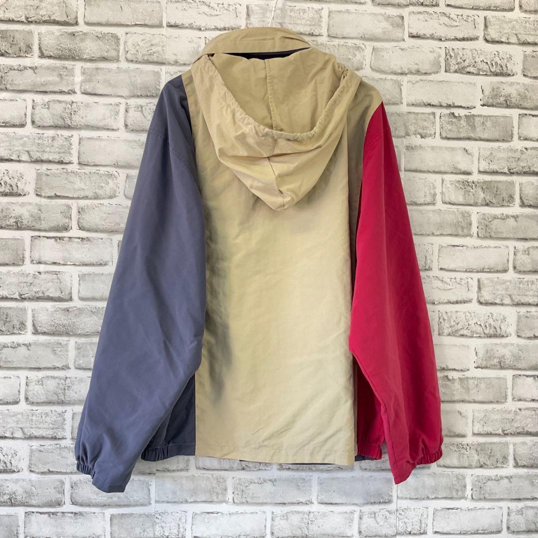 カラーブロックジャケット xl