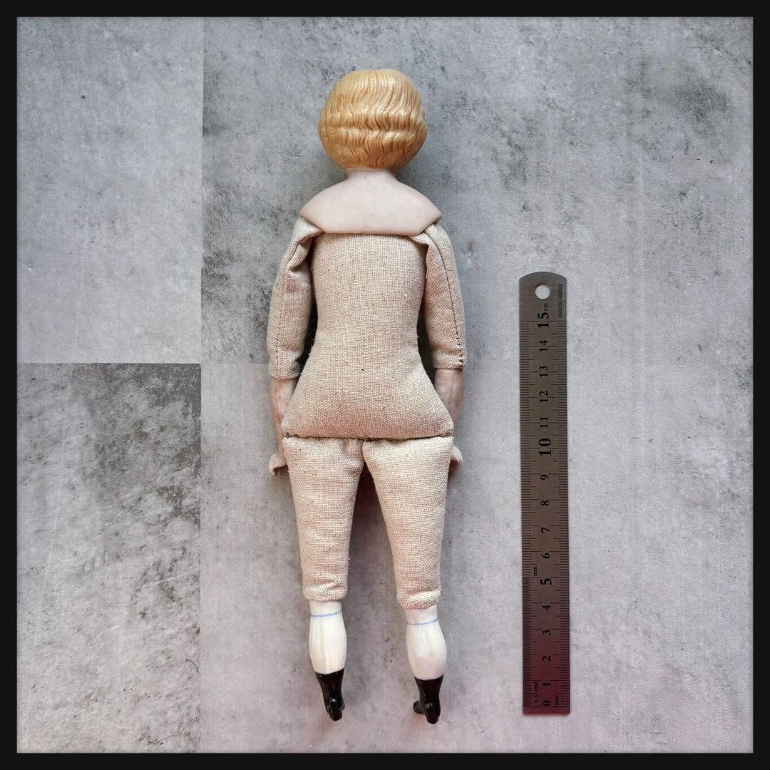 アンティーク　ブロンド　パリアンドール ビスクドール　チャイナヘッドドール