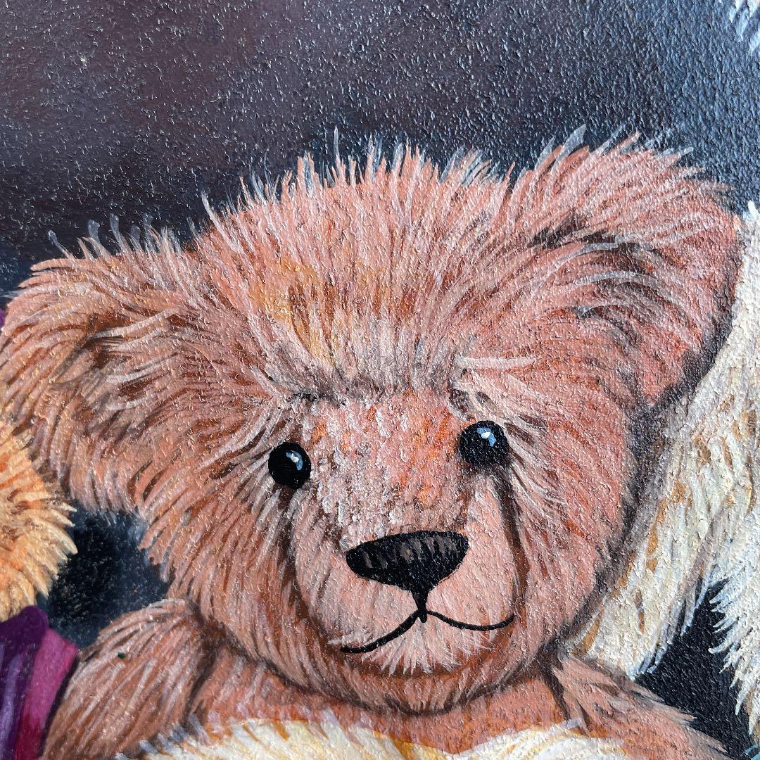 手書きのテディベアボード作家の作品